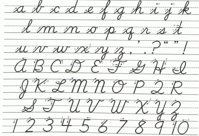 Letras de cartas abecedario - Imagui