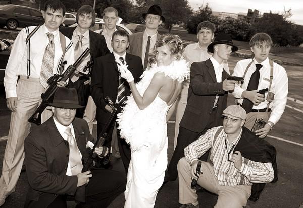 Vintage wedding orgy