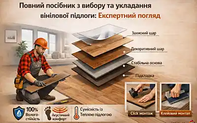 Повний посібник з вибору та укладання вінілової підлоги: Експертний погляд