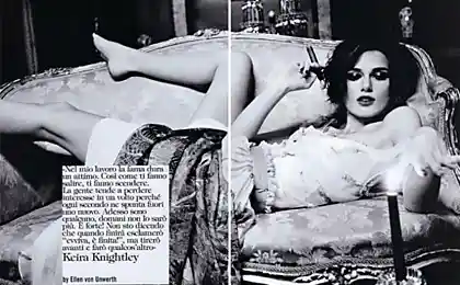 Keira Knightley in Vogue Italia