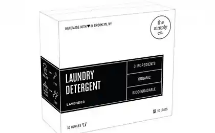 Eco-friendly washing powder from only 3 ingredients