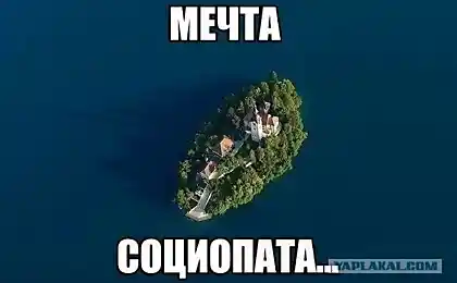 Мечта социопата...