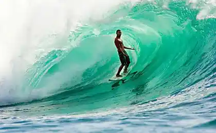 Bali is a unique place for surfing