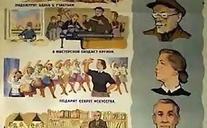 Старые плакаты времён СССР