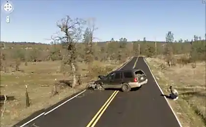 Аварии на Google Street View (11 фотографий)