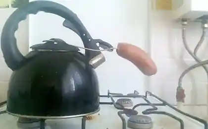 Когда нет микроволновки .....)))))