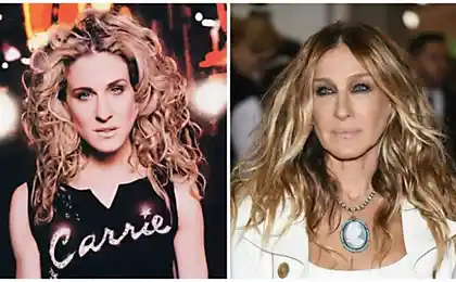 Let's see how different actors of the series "Sex in the city" for 18 years