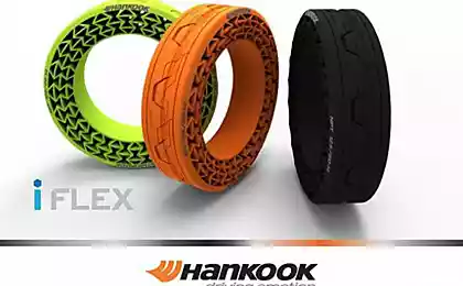 Уникальные «безвоздушные» покрышки от «Hankook»