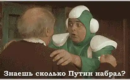 Знаешь сколько Путин набрал?