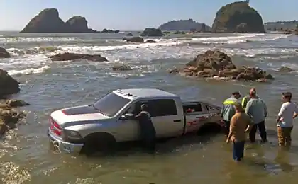 Фотосессия заряженного пикапа Dodge