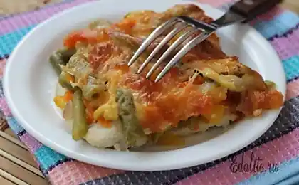 Куриный стейк с овощами