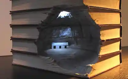 Горные пейзажи книг.