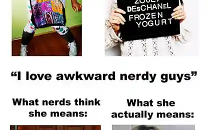 The truth about "Weird, Quirky Girls" and "Awkward, Nerdy Guys"