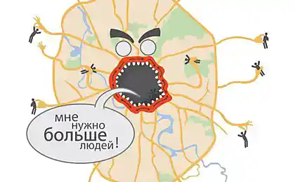 Москва, она такая