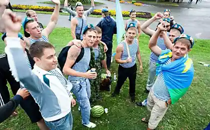 Как отметили день ВДВ 2011