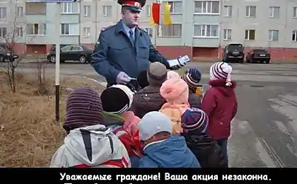 Очередной разгон несогласованного митинга