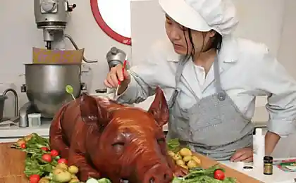 Сладкая свинина на десерт