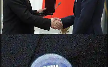 Хабенский пришел к Путину с интересным значком