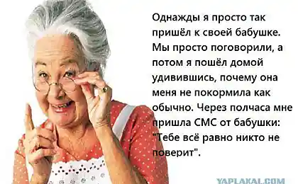 Однажды я пришел к своей бабушке..