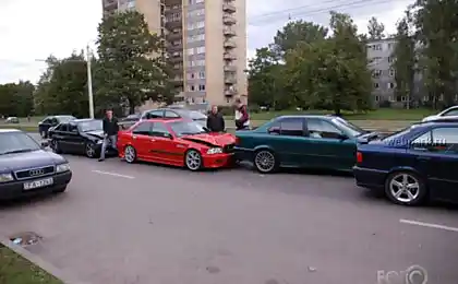 Зустріч вболівальників BMW в Ризі. Це смішний, але це патологічний.
