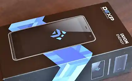 Review DEXP Ixion Energy: flagship smartphone with a record in the battery 5000 mAh, and the Power Bank'a