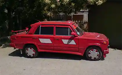 Очень красная "копейка"