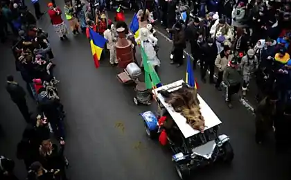 Ритуальні ведмеді танці в Румунії