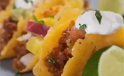 Cheese Shell Mini Tacos. Сыр Shell Мини Такос