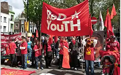 Празднование Первомая в Лондоне