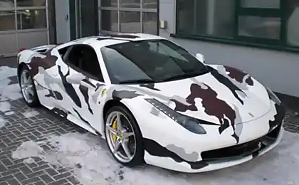 Незвичайне фарбування на Ferrari (9 фото)
