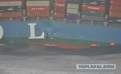 Контейнерний корабель sank.