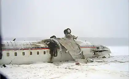 Crash place Challenger 850 у Внуково (9 фото)