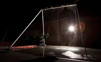 Еко розваги під водоспадом або дощовим шоу