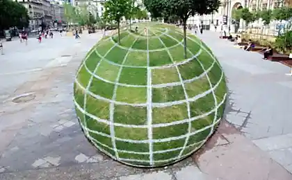 Крутая 3D иллюзия в Париже (5 фотографий)