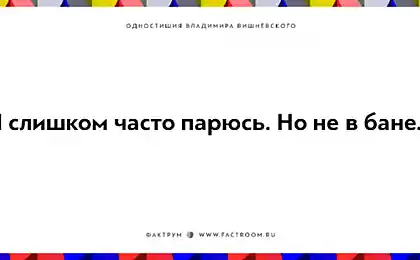 20 одностиший Владимира Вишневского для ценителей тонкого юмора