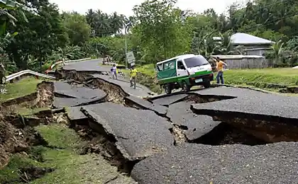 Землетрясение в Ла Либертад, Филиппины