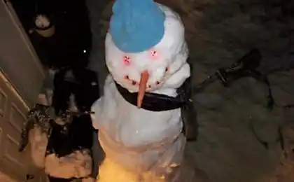 Сніжник, що лякає всіх