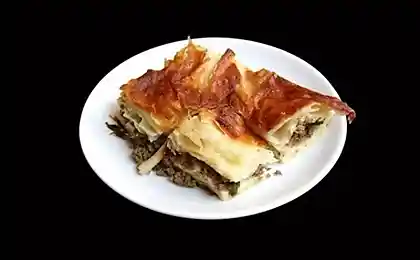 Греческий пирог с мясом