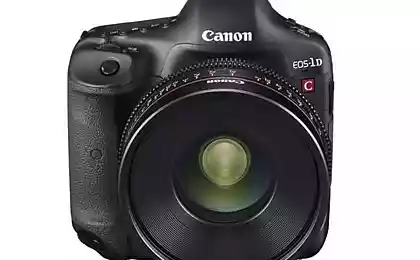 Canon EOS-1D C — фотокамера, которой можно снимать фильмы