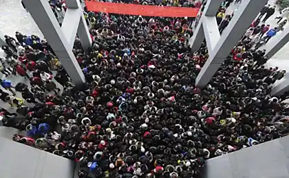 El 23 de impactantes fotos que indica la cantidad de personas en china