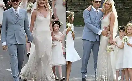 El vestido de novia de Kate Moss
