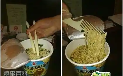 Палочки? Расческа рулит!