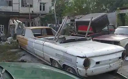 Необычный вид лимузина