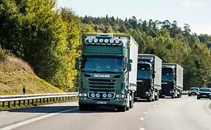 Scania испытает в Сингапуре колонну беспилотных грузовиков