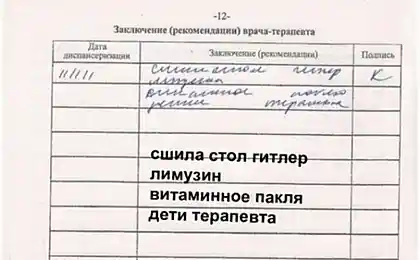 Если разбирать почерк врача...))))