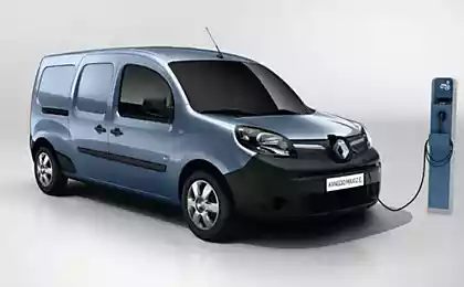 Запас хода электрического Renault Kangoo вырастет в полтора раза