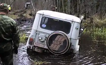 UAZ rode погано в тампонці