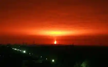 Вибух на газопроводі в Москві (25 фото)