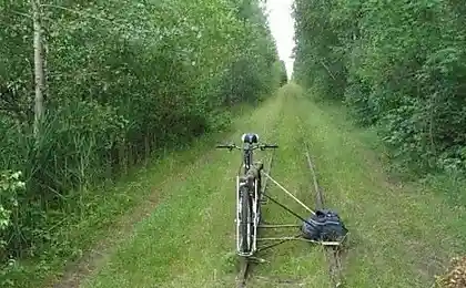 Велосипед на трасах.