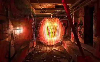 灯光雕塑